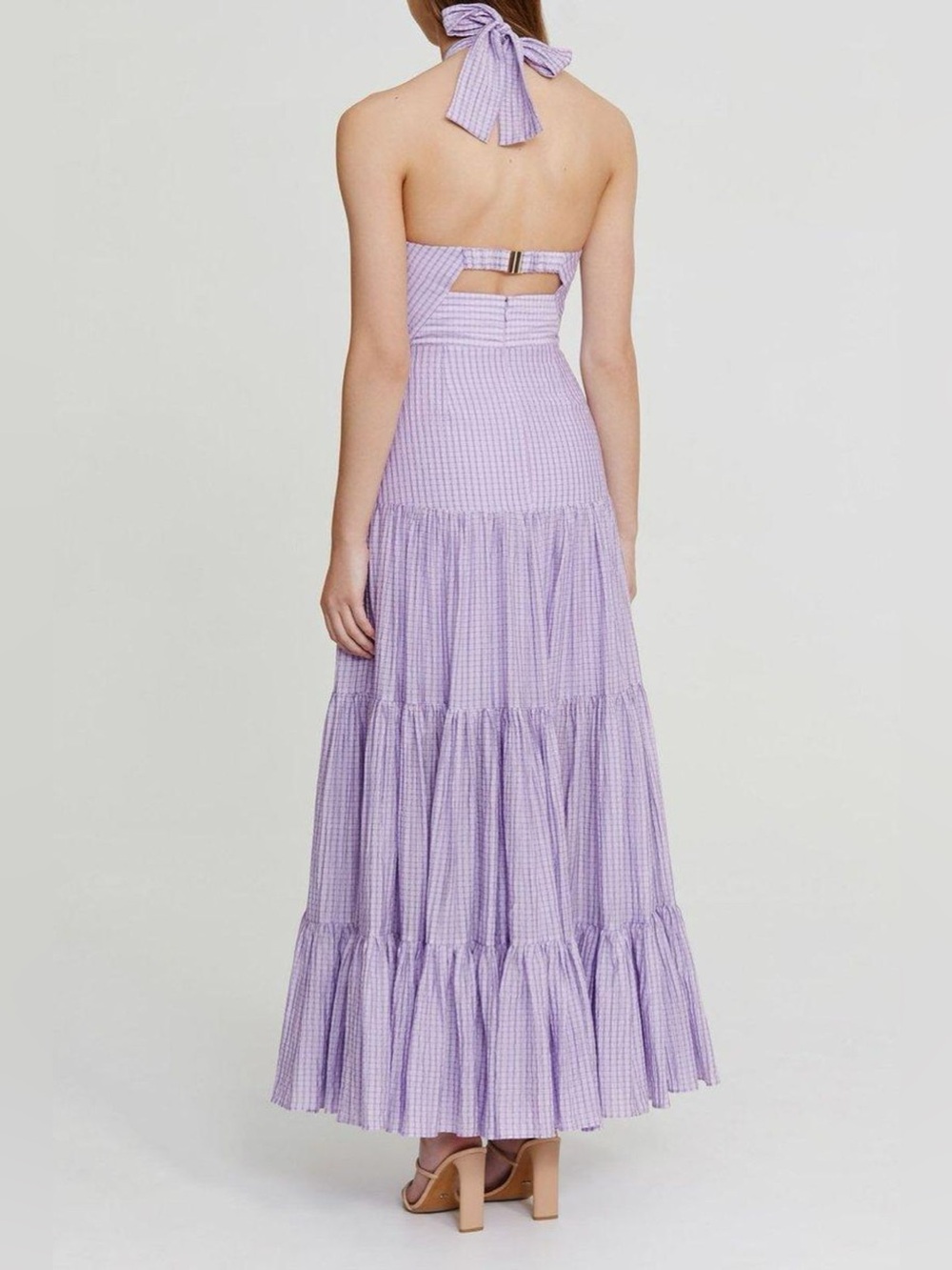 Significant Other Lilac Tuscany Halter Dress Maxi lk Zimmermann US 2 AUS 6 XS - Picture 3 of 12